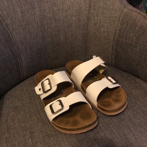 white birkenstocks target